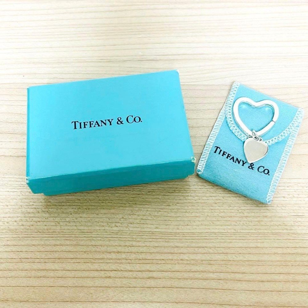 Tiffany & Co. Sterling Silver 925 Heart Keyring