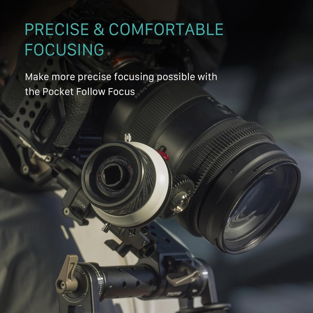 Precise Pocket Follow Focus Ring with A/B Stops