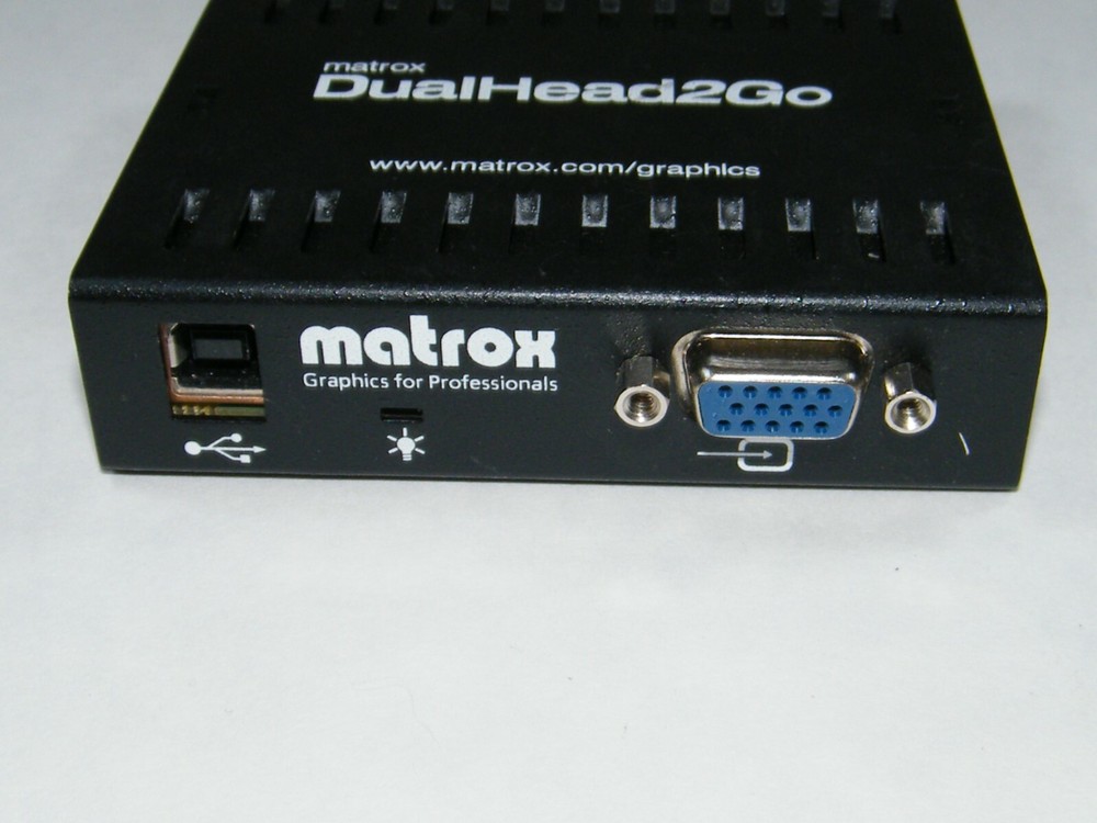MATROX DUALHEAD2GO D2G-A2A-IF UNIT ONLY