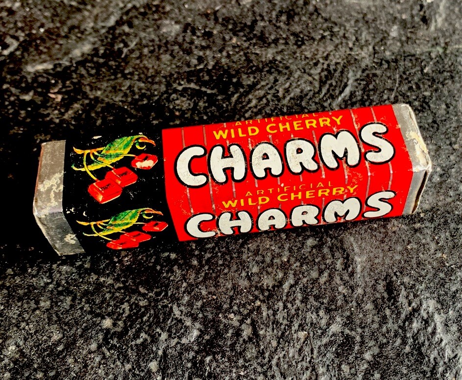Vintage Charms Candy Package Dummy Pack For Vending Machine 1950’s Cherry