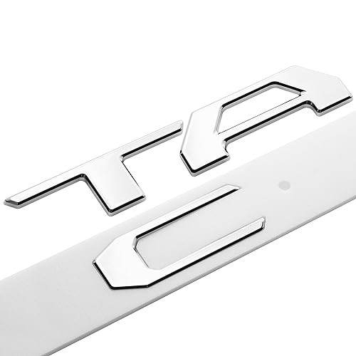 PRO Premium Tailgate Letter Inserts Compatible with Pro Premium Bright Chrome