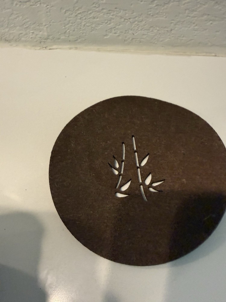 Ceramic Waterfall Backflow Incense Burner with Bamboo Mat