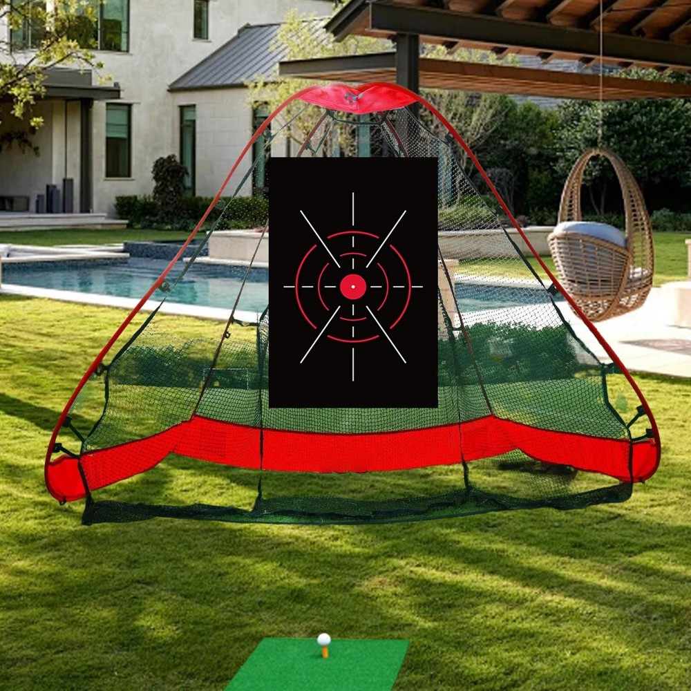 Indoor Golf Target Cloth Golf Hitting Cage Hitting Net for Practice Golfing