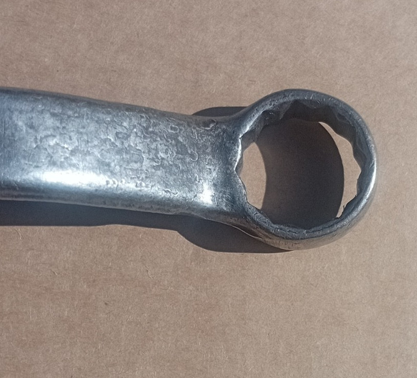 Vintage USA made Ring Spanner 5/8" x 11/16" READ DISCRIPTION