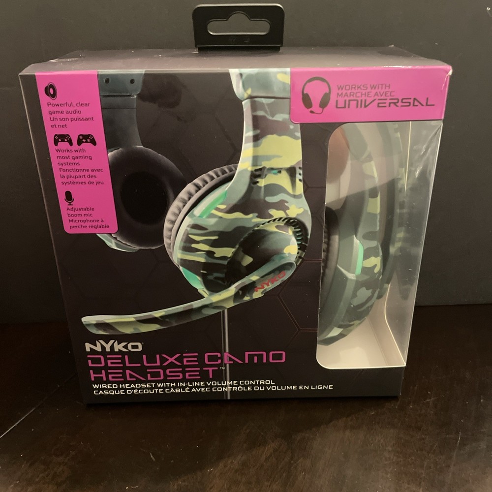 Nyko Deluxe Camo Wired Gaming Headset