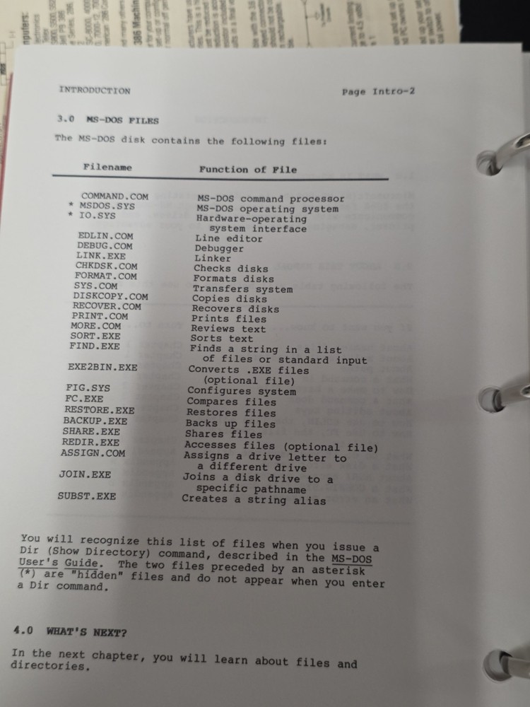 Vintage NEC APC IV Advanced Personal Computer MS-DOS 3.1 Guide & Floppy Disk