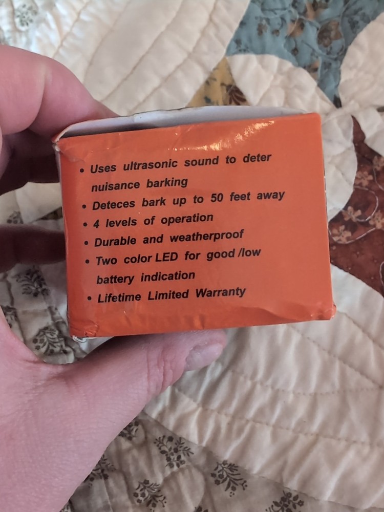 outdoor bark control