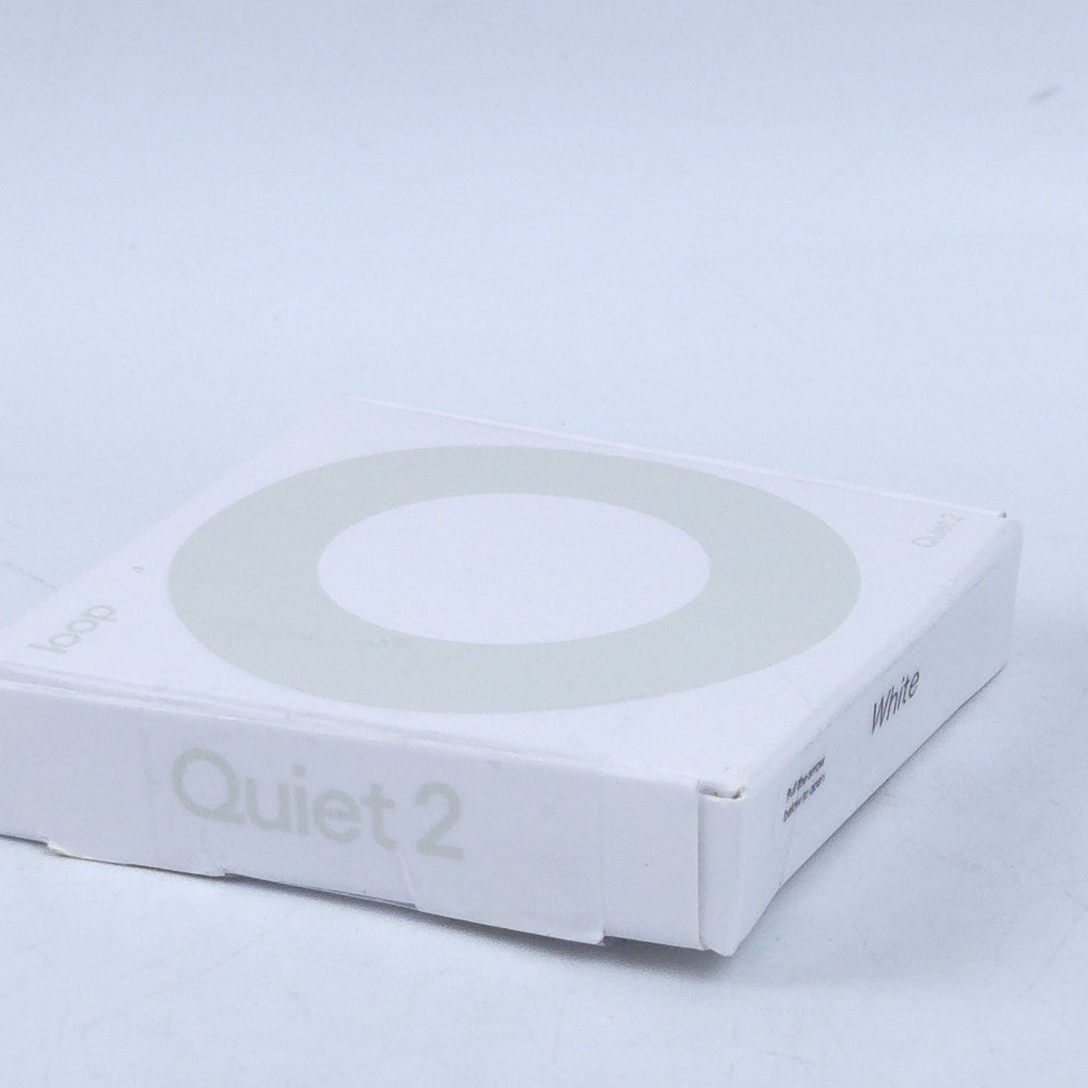 READ! Loop Quiet 2 Earplugs White New Open BOX, Missing M/L Tip