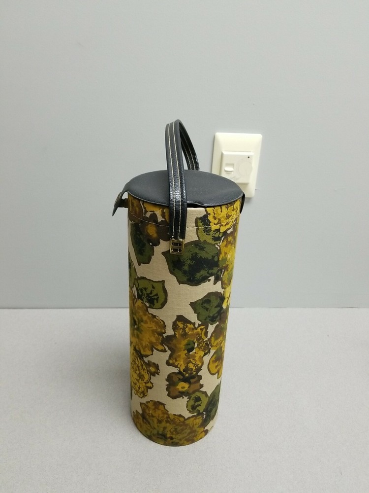 Vintage Flowered Yarn Holder/Caddy