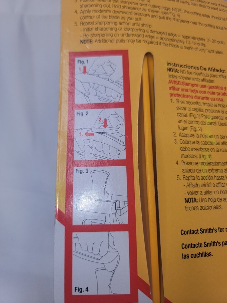 Smiths Axe and Machete Sharpener with Oversized handle Model# 50564 NEW