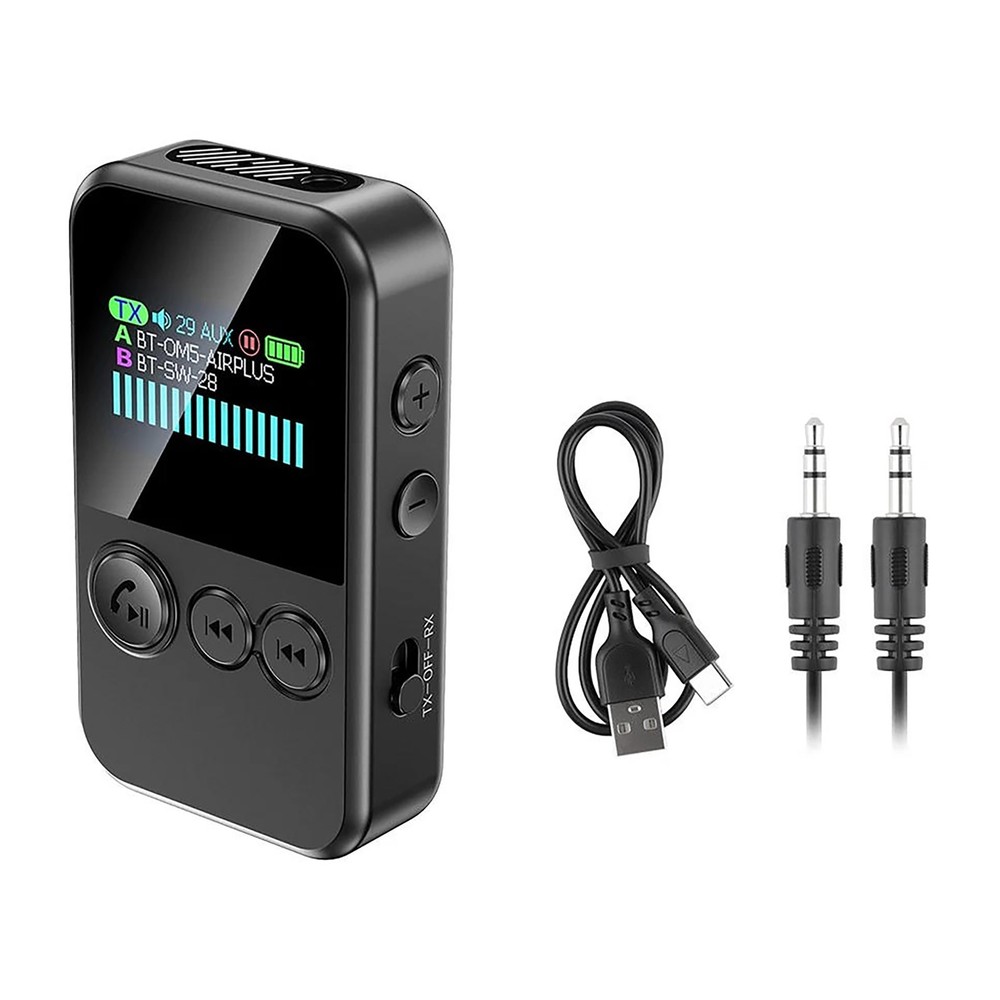 Bluetooth Adapter 5.4 for Car Use with Answer Call Function and Charging Line