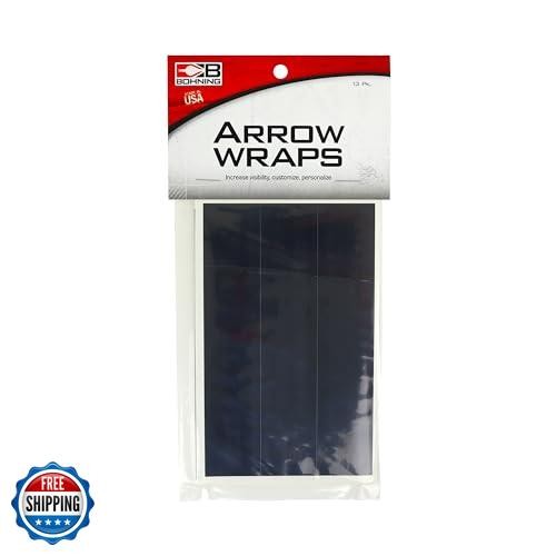 Bohning 5.5" Solid Arrow Wraps, X-Small, Blackout