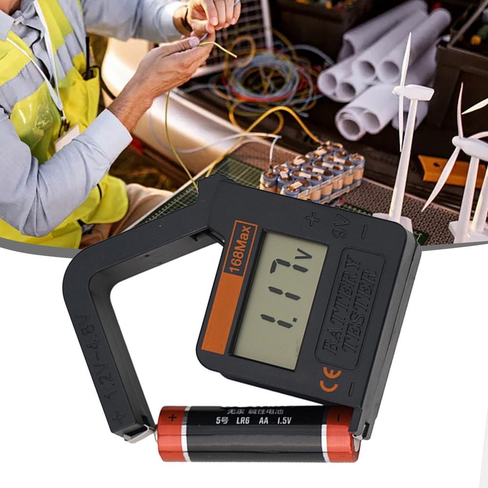 Practical Battery Tester Portable Digital Battery Digital Display Screen