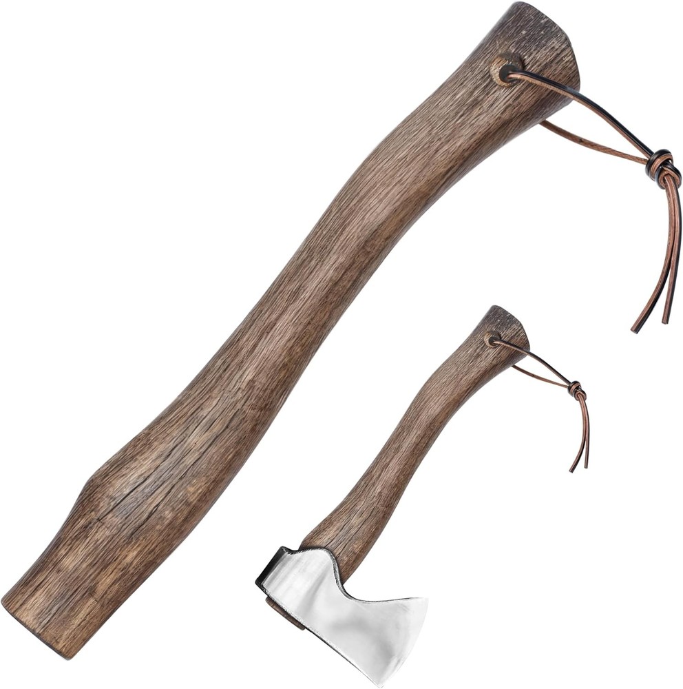 13 Inch Replacement Hatchet Handle for Camp Broad Single Bit Axes Durable Oak
