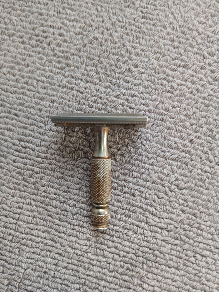 Mini Gillette Metal Shaver Razor 2.5"