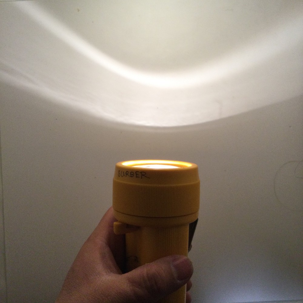 YELLOW Ikelite MINI C-LITE Underwater Dive Light With Clip - Tested