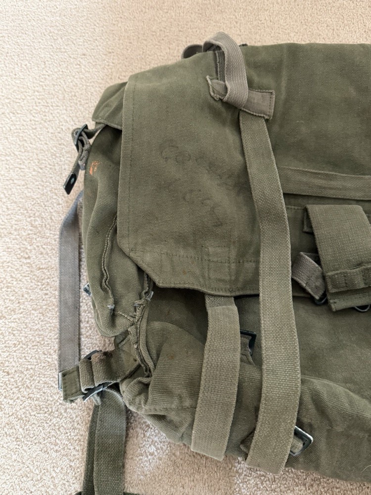 British Military Issue 58 Pattern Green Webbing Large Rucksack Pack