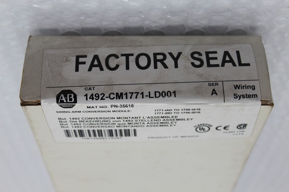 ALLEN BRADLEY 1492-CM1771-LD001 SER.A MODULE NSFS