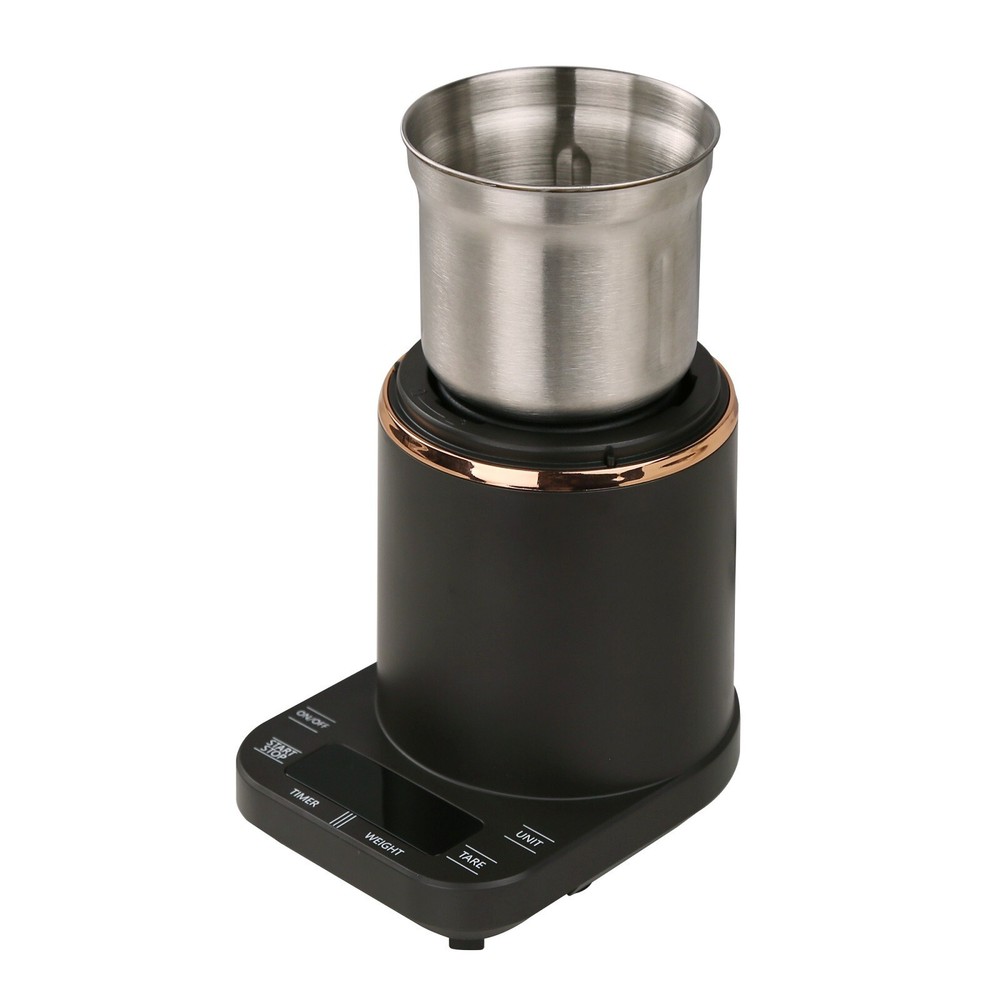 Hakka Electric Coffee Bean Grinder with Scale for Grinding Nut Seed Herb Spice