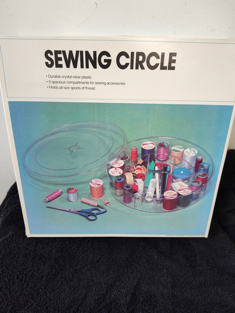 VTG NIB Sewing Circle Plastic Organizer