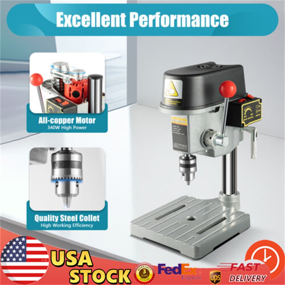 Portable Mini Bench Drill Press Bench Compact Small Electric Drilling Machine
