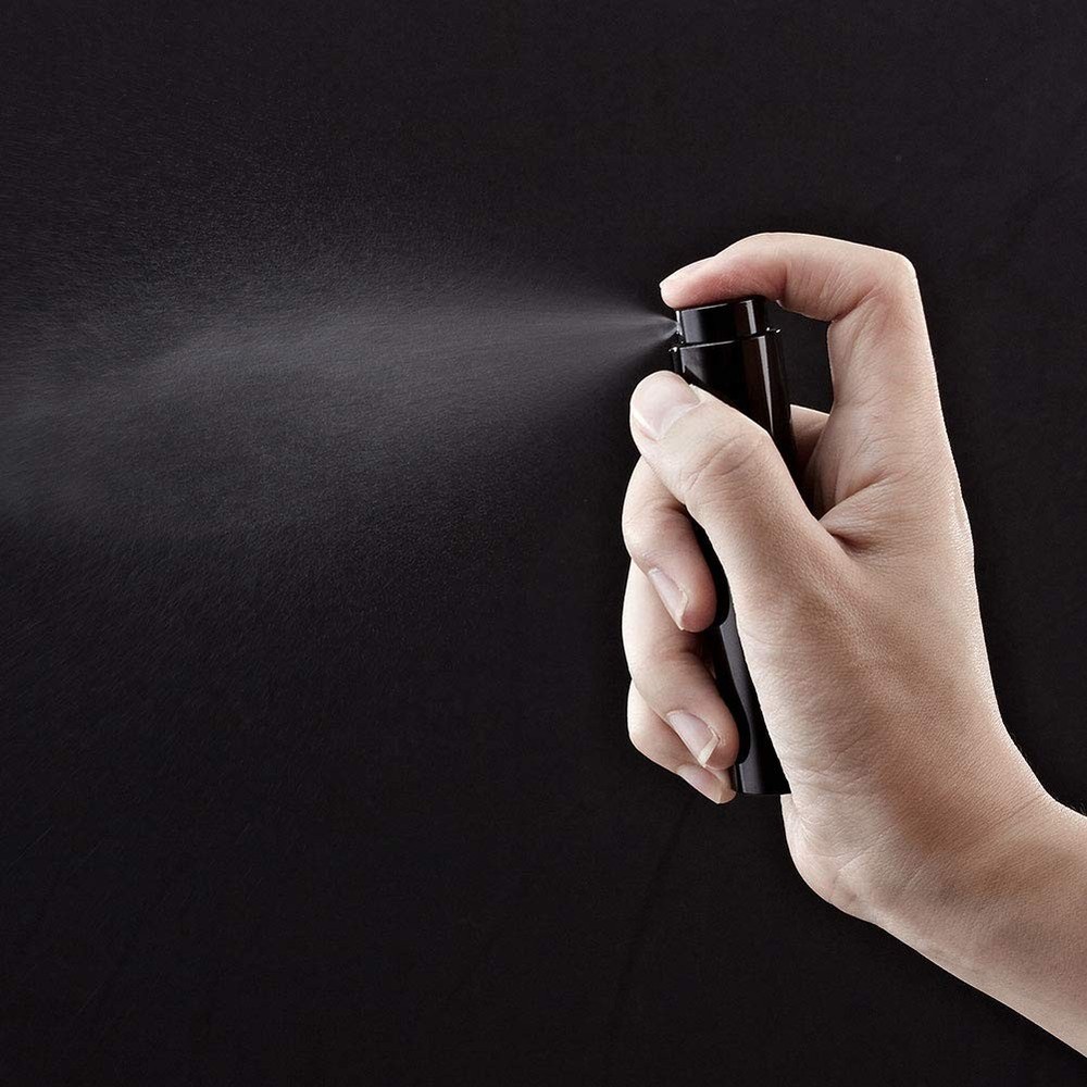8ML Perfume Spray Bottle Black 3 Pack