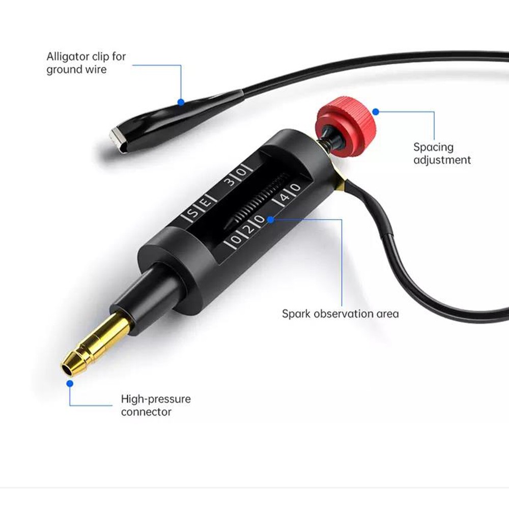 ABS+Metal High Energy Spark Plug Tester Auto Ignition Coil Diagnostic Tool b