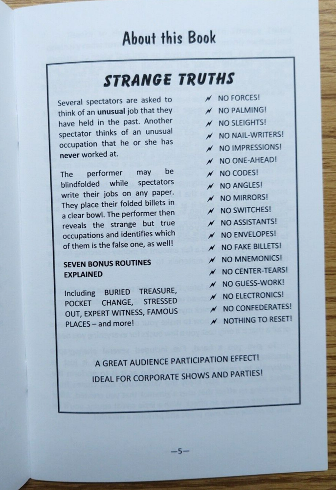 Strange Truths by B. W. McCarron