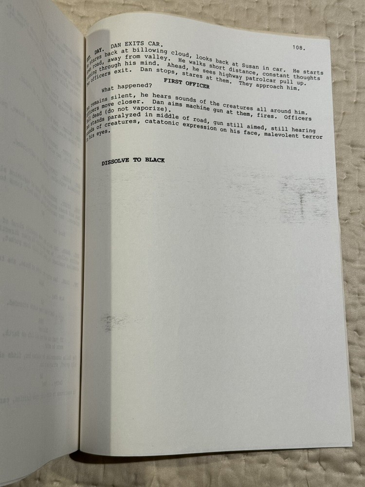 "ENEMY FROM THE UNKNOWN" by John M Radice Script ROBERT BLOCH Estate