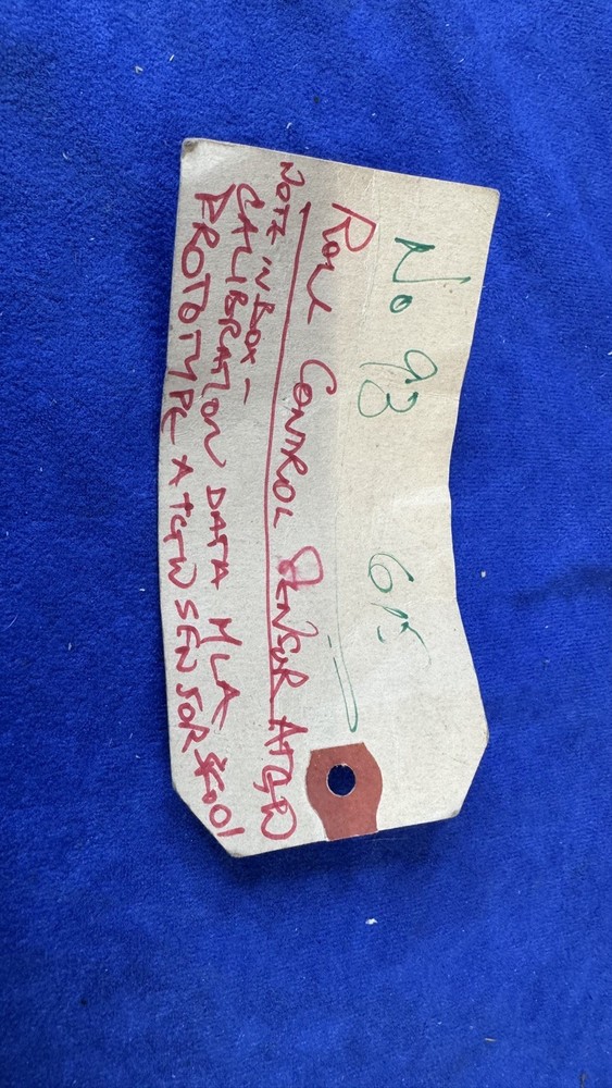 Prototype Roll Control / Attitude Sensor & Data Cal. – Skua / Petrel Rocket