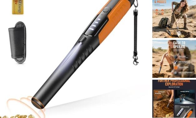 Metal Detector Pinpointer, Search Metal Detector Pinpointer LCD Display