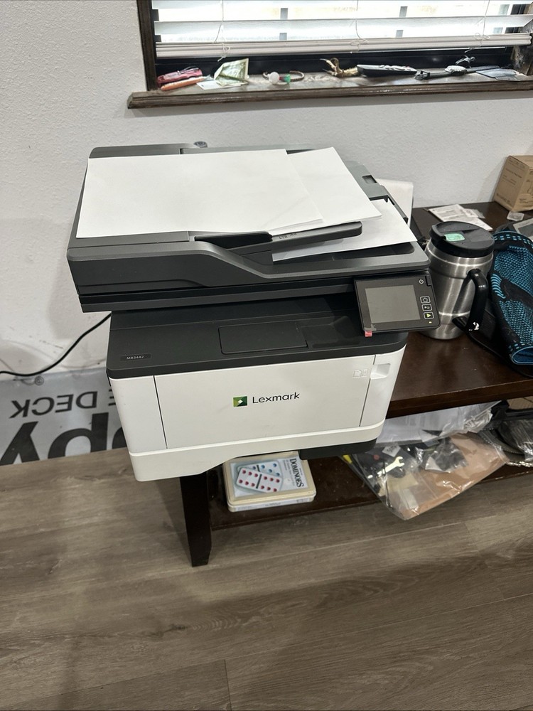 Lexmark MB3442 I Multi Function Printer Tested Good Does Have Power Cord&InkDrum