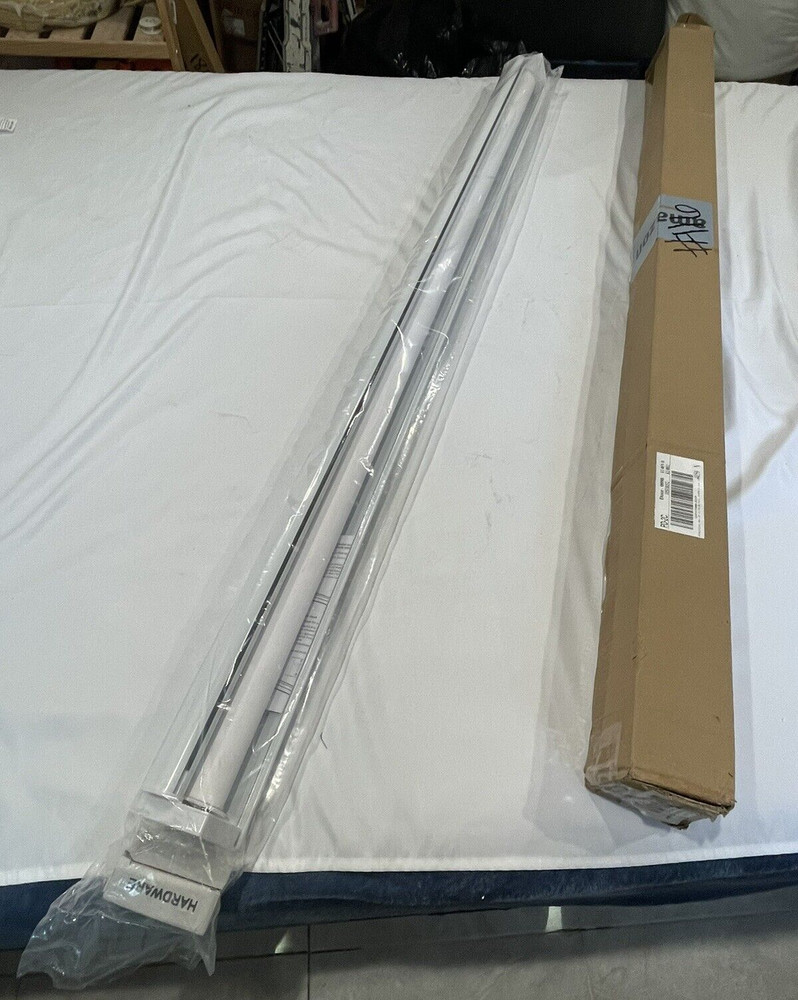 Basic Arctic Cordless Zebra Roller Shade White 58"x72"