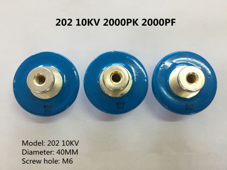 1pc 202 10KV 2000PK 2000PF high frequency machine high voltage ceramic capacitor