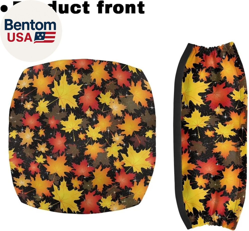 Rollator Walker Seat and Backrest Covers Fall Leaf Rollator Walker Accessories f