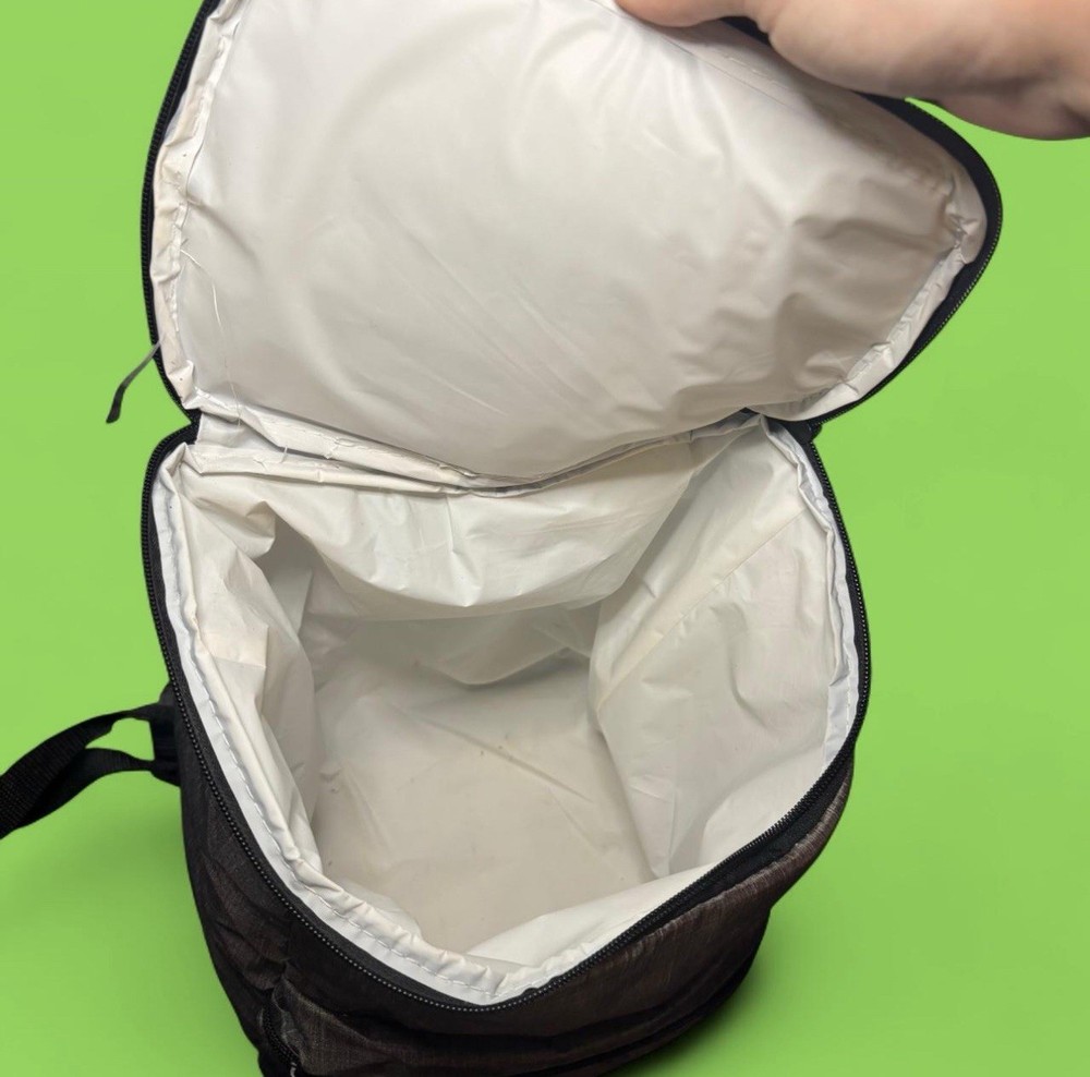 Hooters Authentic Mini Cooler With Backpack Straps And Front Zipper Storage