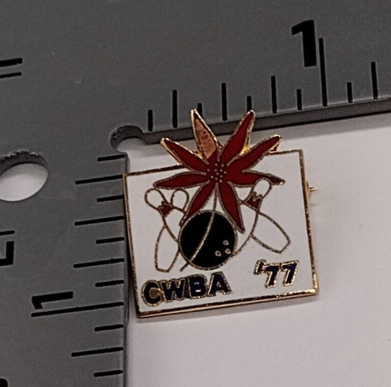 CWBA '77 Bowling Lapel Pin