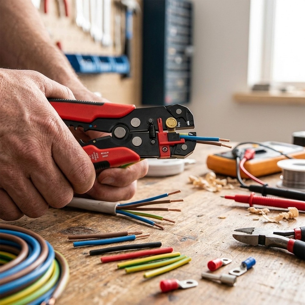 Automatic Wire Stripper Crimper Tool Multi-Function Cable Cutter