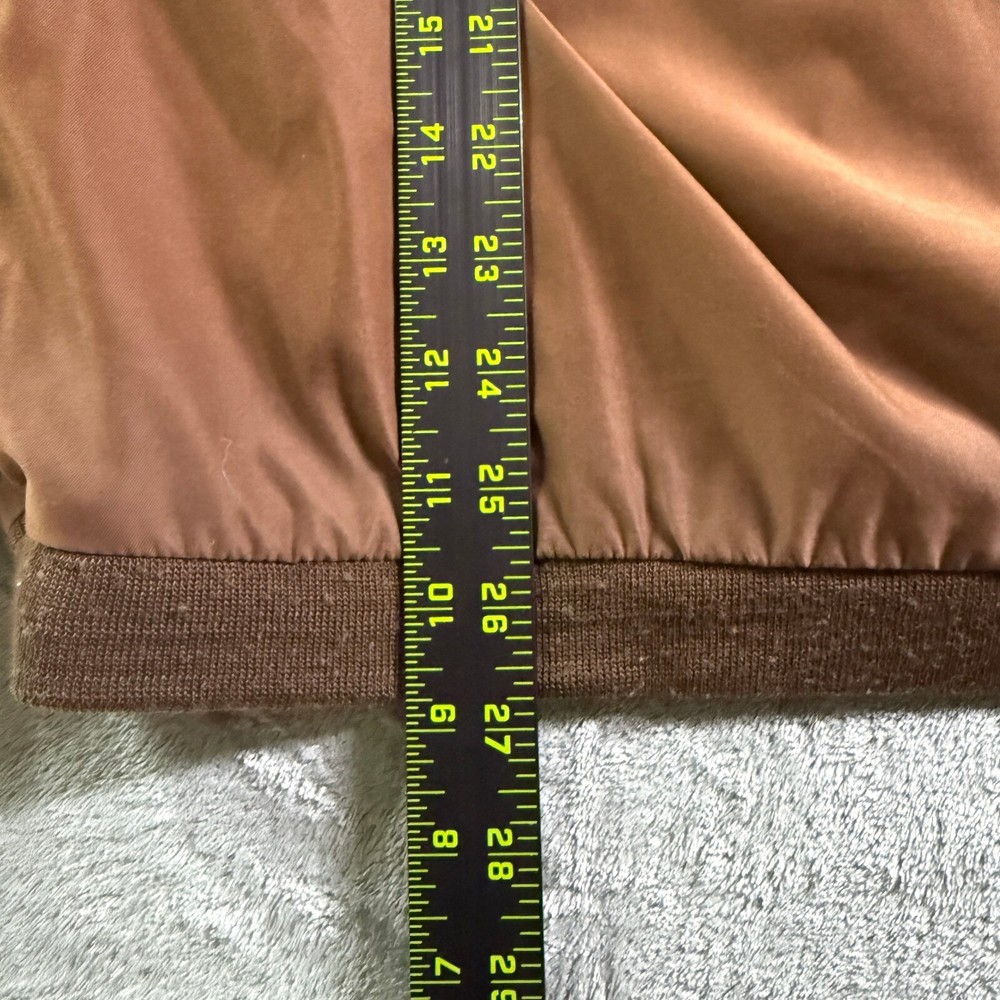 Sun Ice Pullover Windbreaker Golf Lightweight Jacket Brown XL
