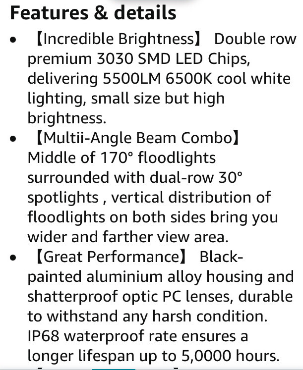 Flounder Gigging Light Underwater Led 5500 Lm