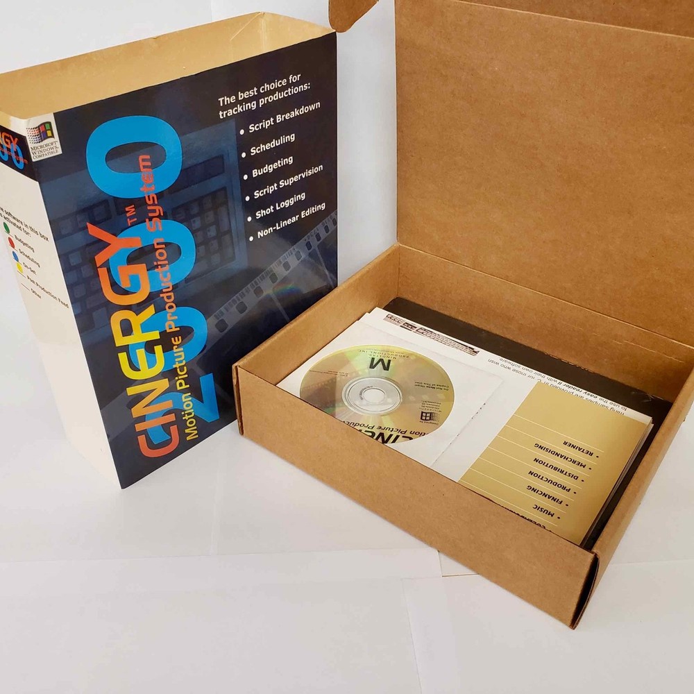 Cinergy 2000 Motion Picture Production System, Unopened CD, unused, untested