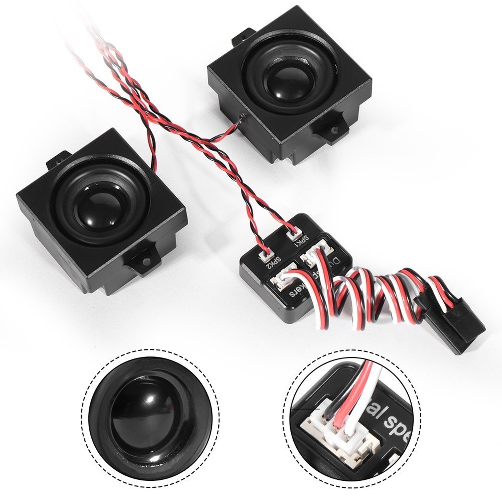 Real Engine Sound Module for RC Vehicles Compatible with 8 Ohm Speakers