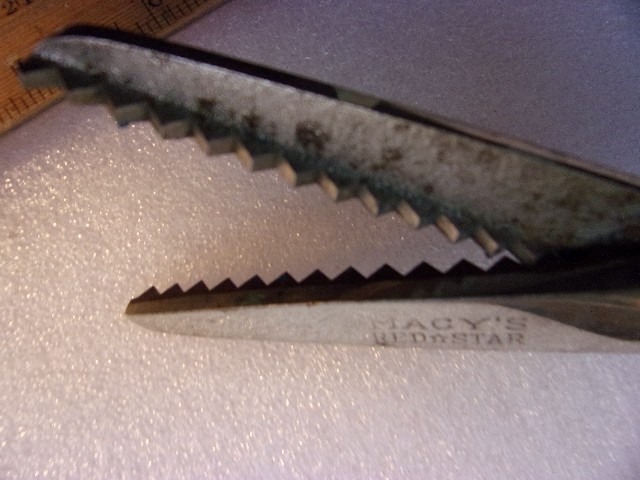 vintage Macy's red star scissors