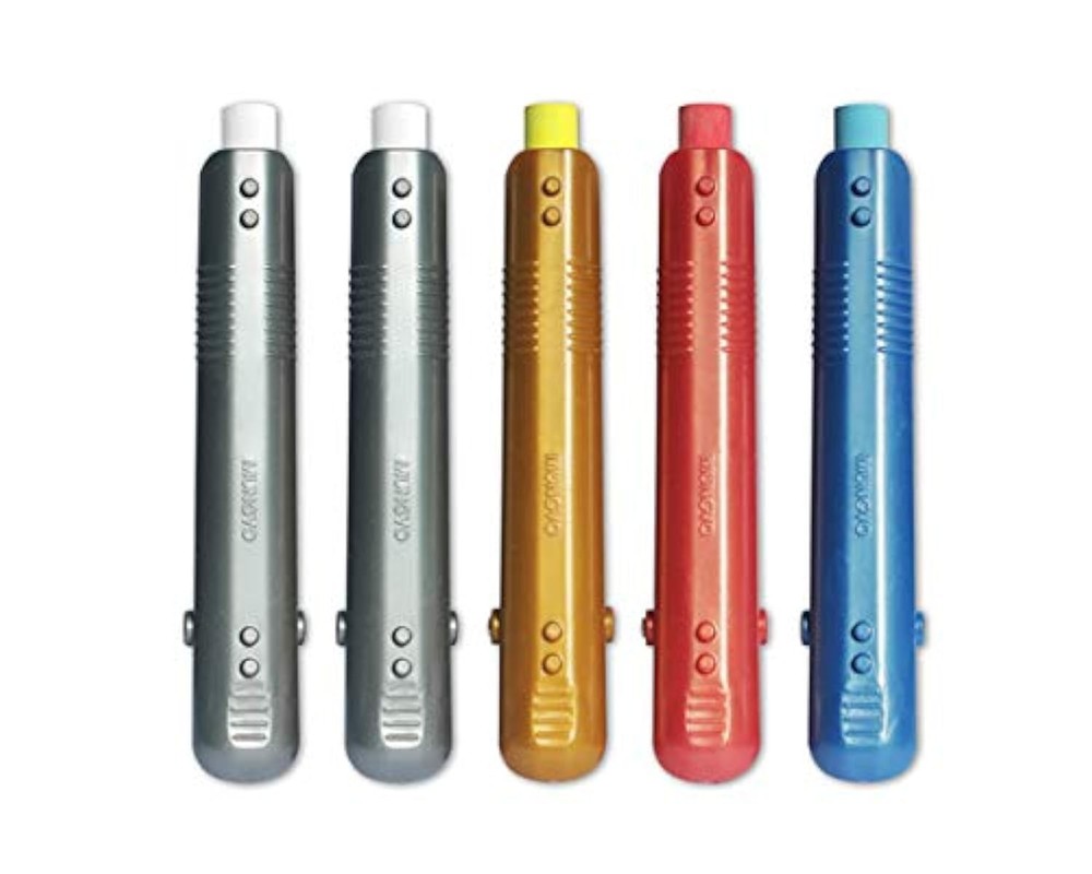 Multi Chalk Holder Pastel 5 pcs Set 5 Count (Pack of 1),