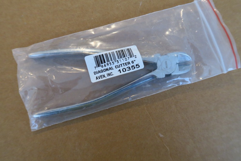 Aven 10355 Stainless Steel Diagonal Cutter, 6"