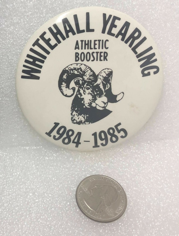 1984-85 Whitehall Yearling Athletic Booster Button Pin