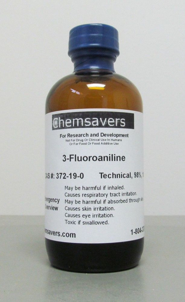 3-Fluoroaniline, Technical, 98%, 100g