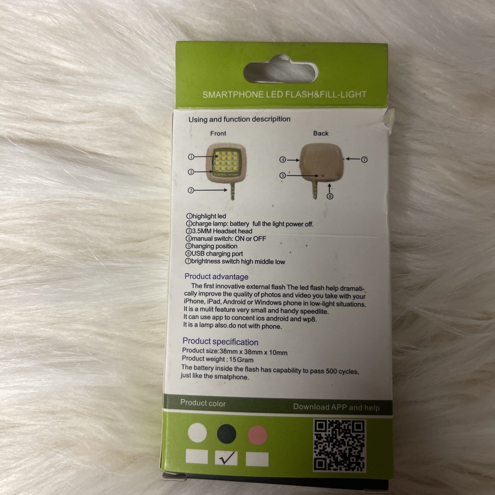 Smartphone LED Flash & Fill - Light Night Using Selfie Enhancing Flash Light