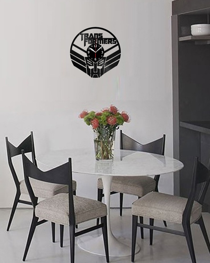 Transformers Vinyl Record Wall Clock Decor Handmade 2498