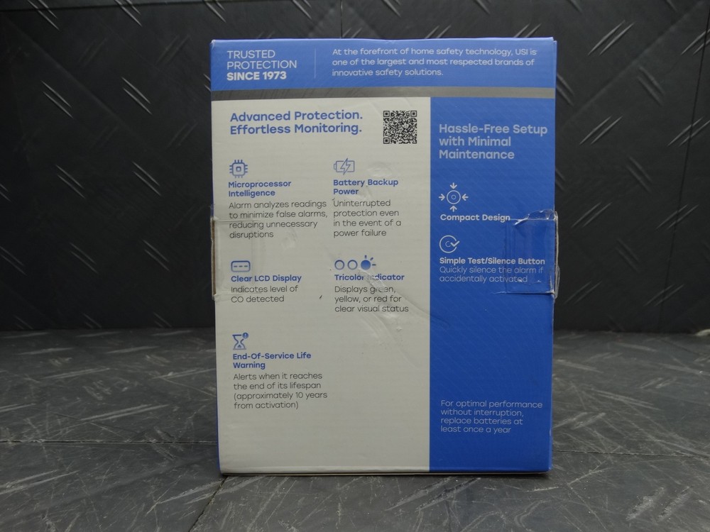 Universal Security Instruments Plug-In Carbon Monoxide Detector